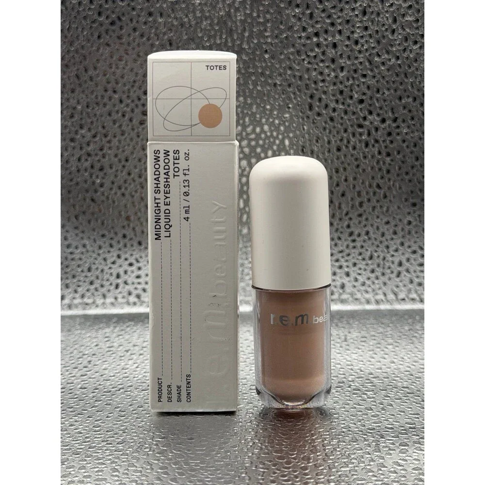 r.e.m. beauty Midnight Shadows Matte Liquid Eyeshadow TOTES Nude Beige NIB Disc
